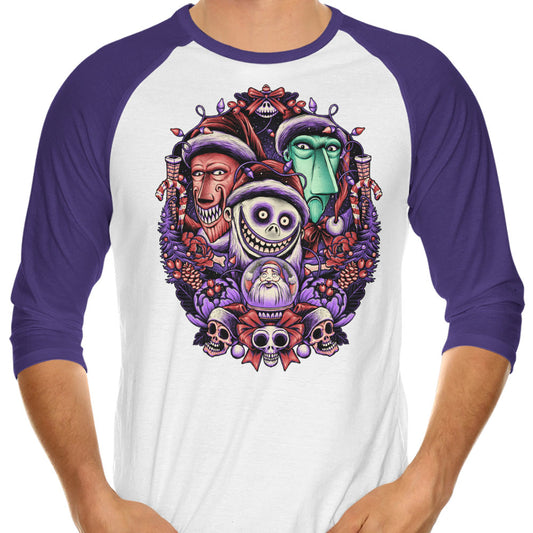 Christmas Mischief - 3/4 Sleeve Raglan T-Shirt