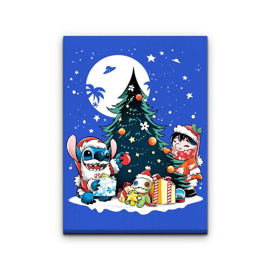 Christmas Ohana - Canvas Print