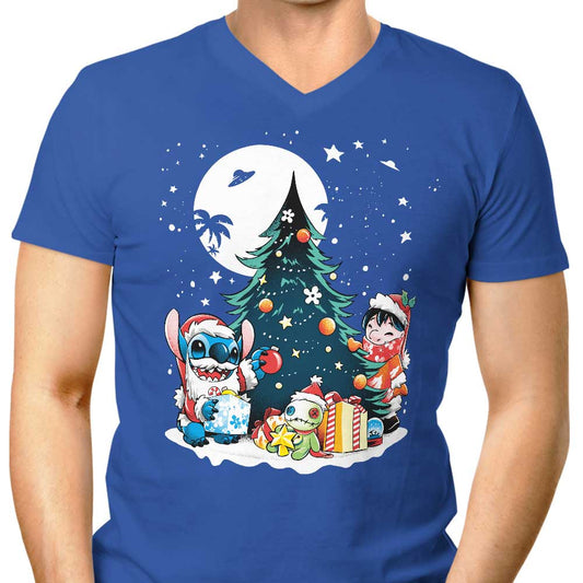 Christmas Ohana - Men's V-Neck