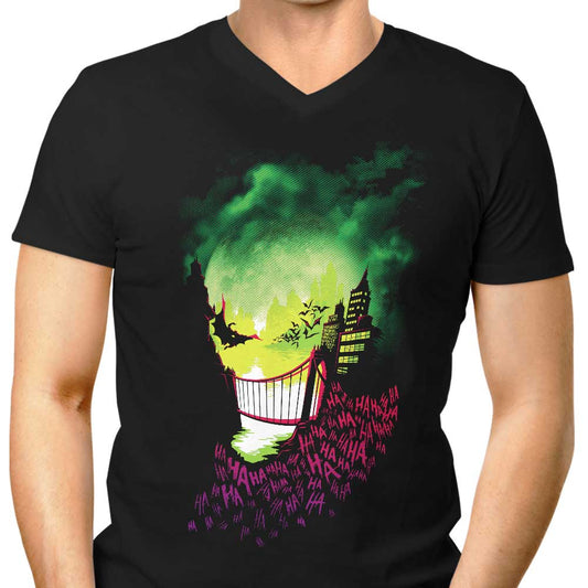 City of Smiles - Men's V-Neck