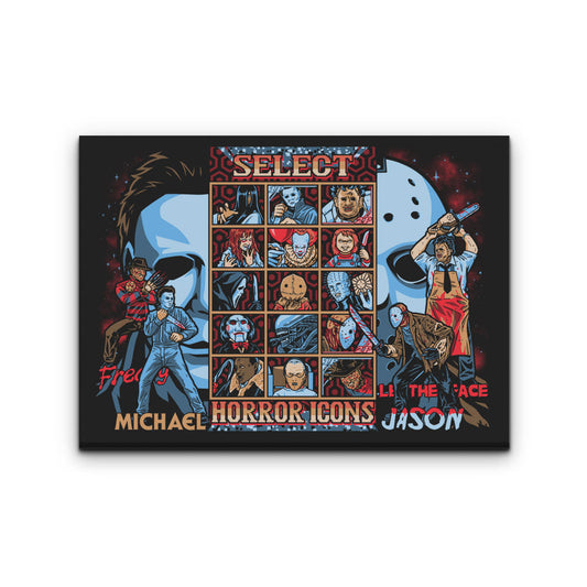 Clash of Horror - Canvas Print