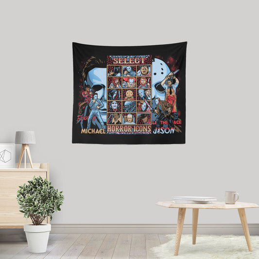 Clash of Horror - Wall Tapestry