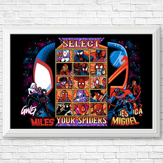 Clash of Spiders - Posters & Prints
