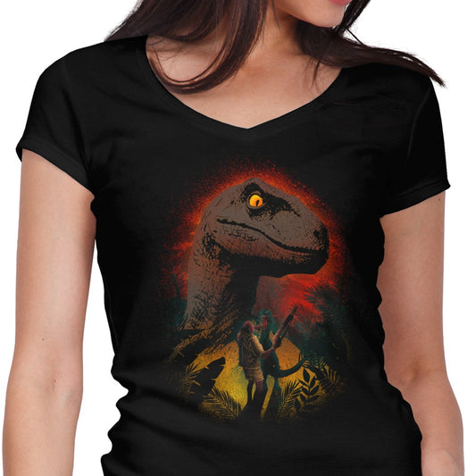 Clever Silhouette - Women's V-Neck