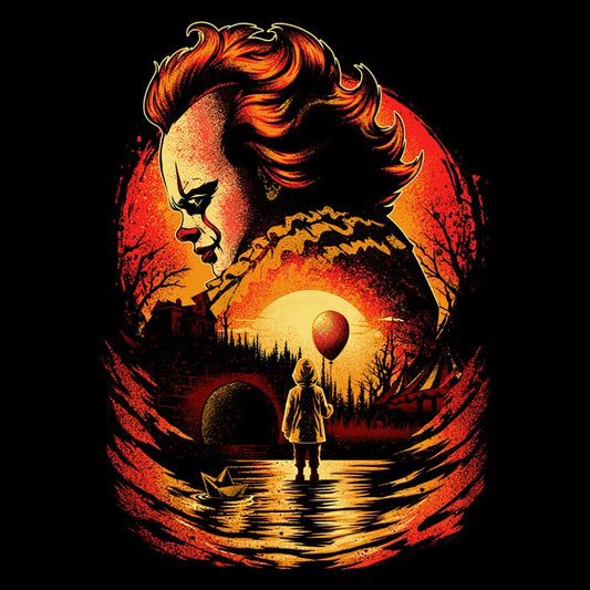 Clown Beneath the Moon - Long Sleeve T-Shirt