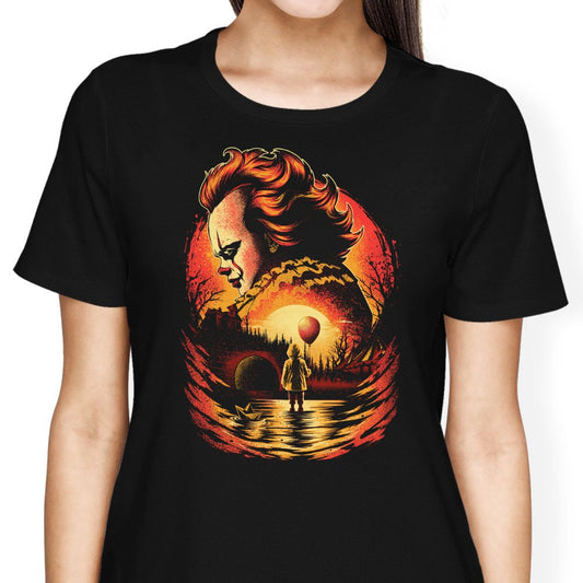 Clown Beneath the Moon - Women's Apparel