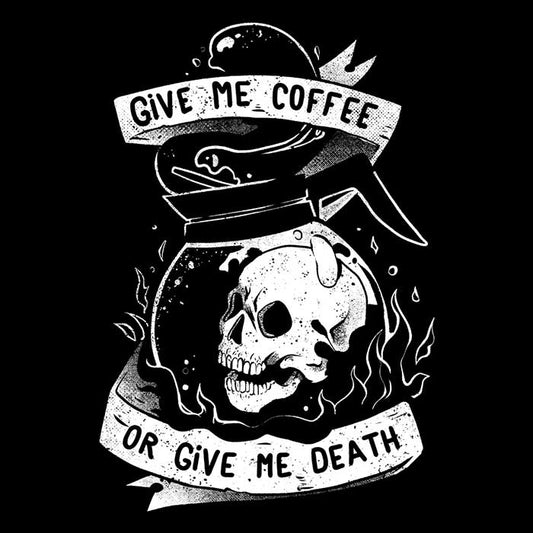 Coffee or Death - Fleece Blanket
