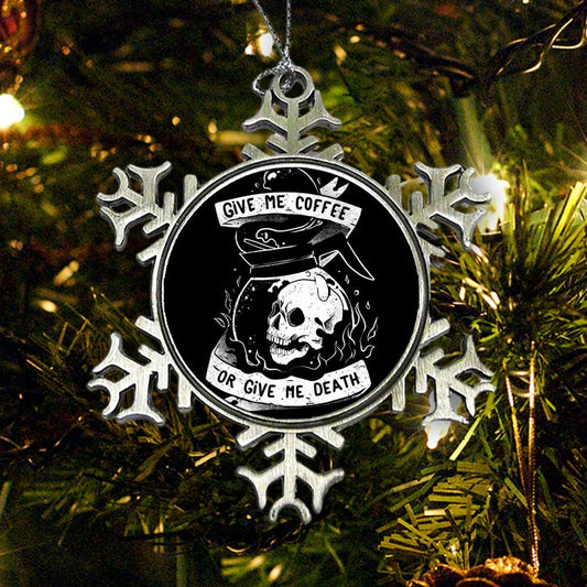 Coffee or Death - Ornament