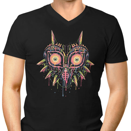 Colorful Mask - Men's V-Neck