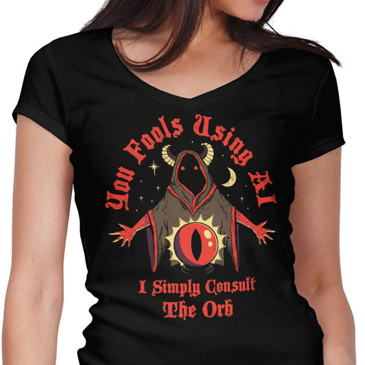 Consult the Orb - Women's V-Neck