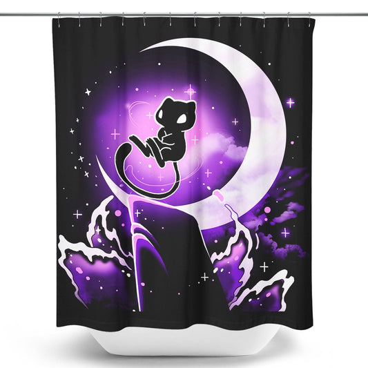 Cosmic Moon - Shower Curtain
