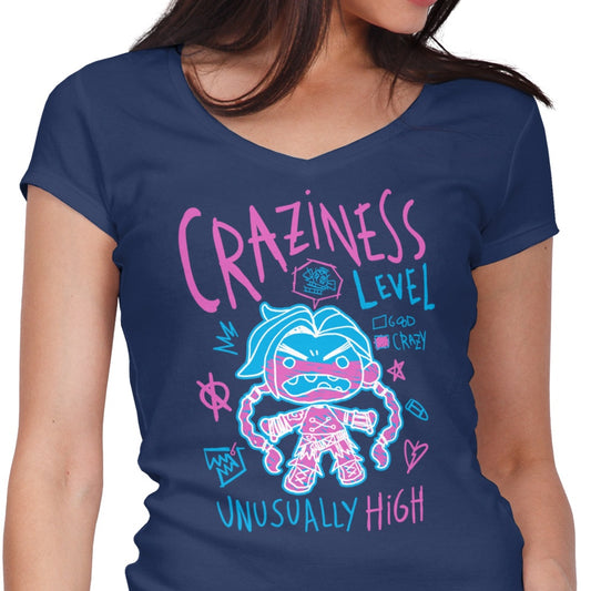 Craziness Level - Women's V-Neck