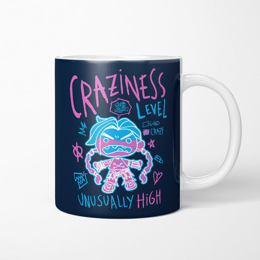 Craziness Level - Mug