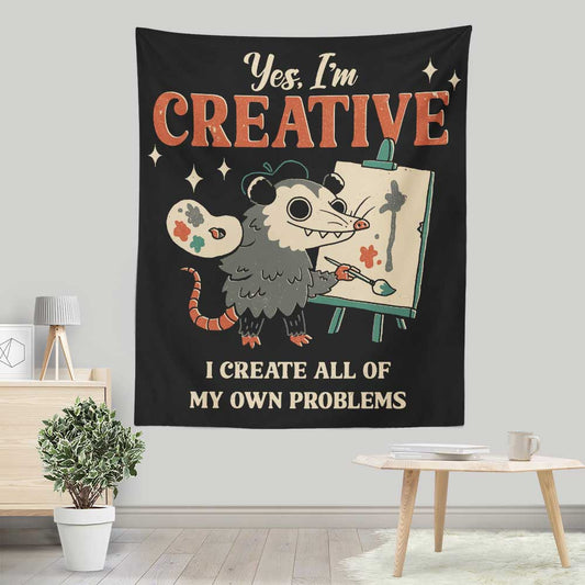 Creative Possum - Wall Tapestry
