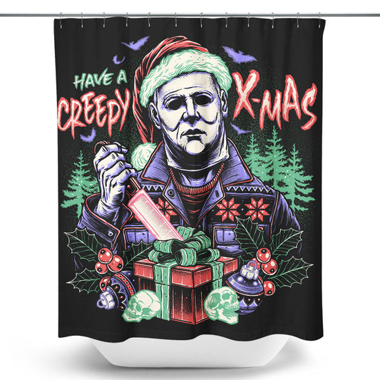 Creepy Xmas - Shower Curtain