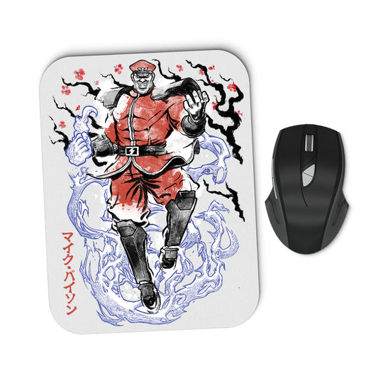Crimson Dictator Sumi-e - Mousepad