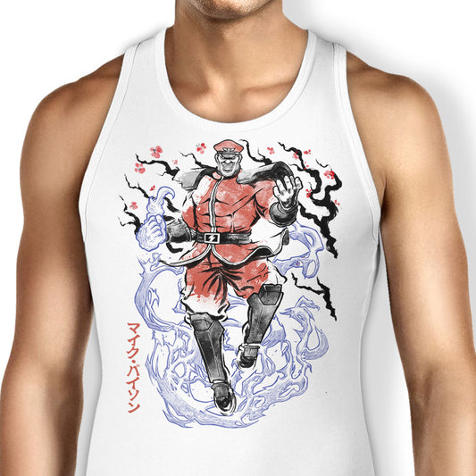 Crimson Dictator Sumi-e - Tank Top