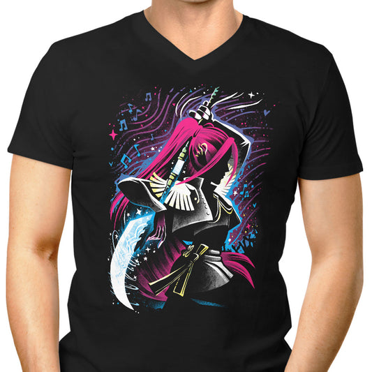 Crimson Moon - Men's V-Neck