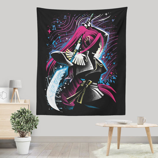 Crimson Moon - Wall Tapestry