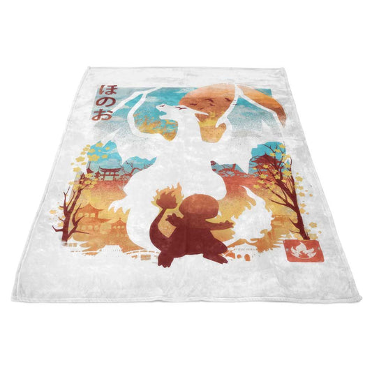 Crimson Sky - Fleece Blanket
