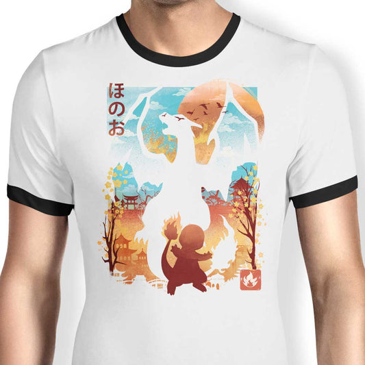 Crimson Sky - Ringer T-Shirt