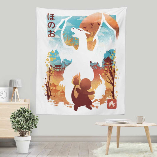 Crimson Sky - Wall Tapestry