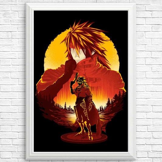 Crimson Sunset - Posters & Prints