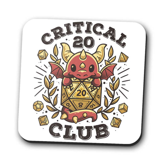 Critical 20 Club - Coasters