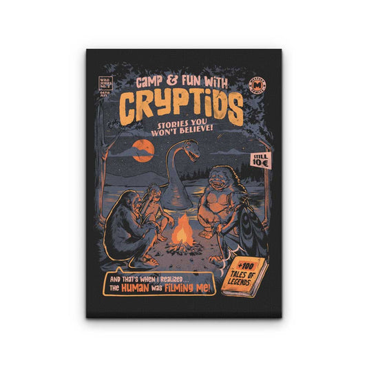 Cryptids Camp - Canvas Print