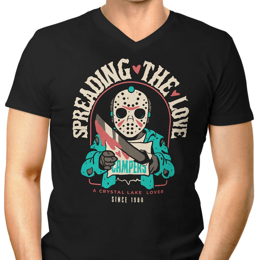 Crystal Lake Lover - Men's V-Neck