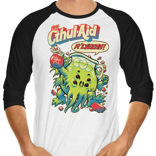 Cthul-Aid - 3/4 Sleeve Raglan T-Shirt
