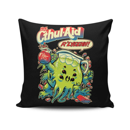 Cthul-Aid - Throw Pillow