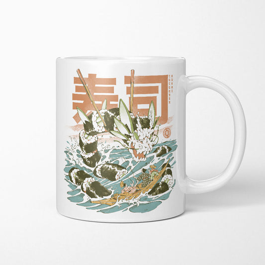Cucumber Sushi Dragon - Mug