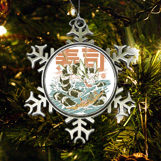 Cucumber Sushi Dragon - Ornament