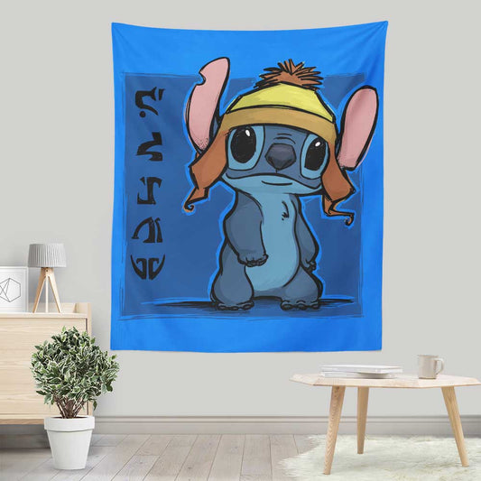 Cunning and Blue - Wall Tapestry