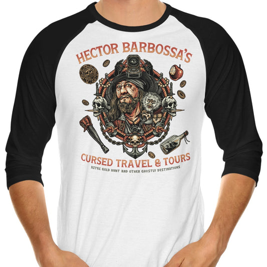 Cursed Travel and Tours - 3/4 Sleeve Raglan T-Shirt