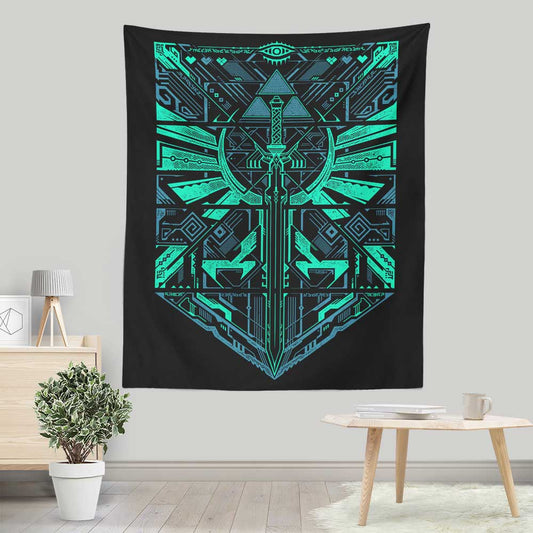 Cyber Z Hero - Wall Tapestry