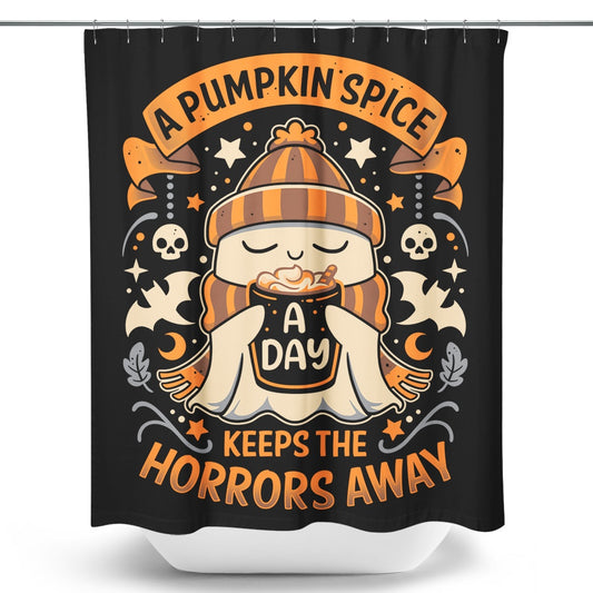 Daily Pumpkin Spice - Shower Curtain