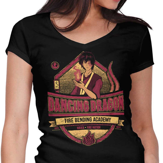 Dancing Dragon - Women's V-Neck