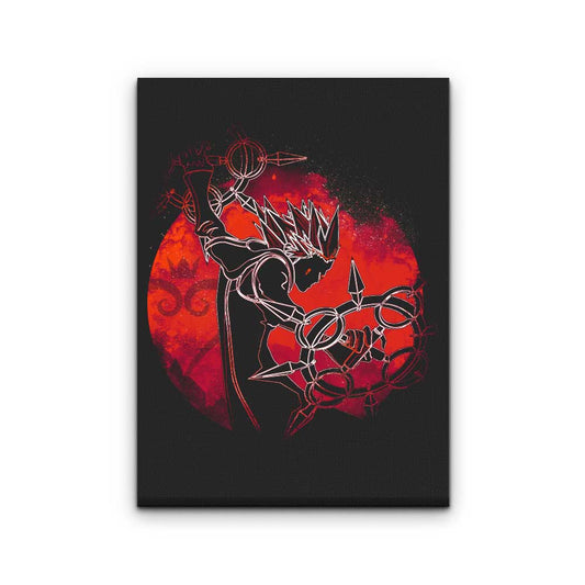 Dancing Flames Orb - Canvas Print
