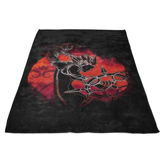 Dancing Flames Orb - Fleece Blanket