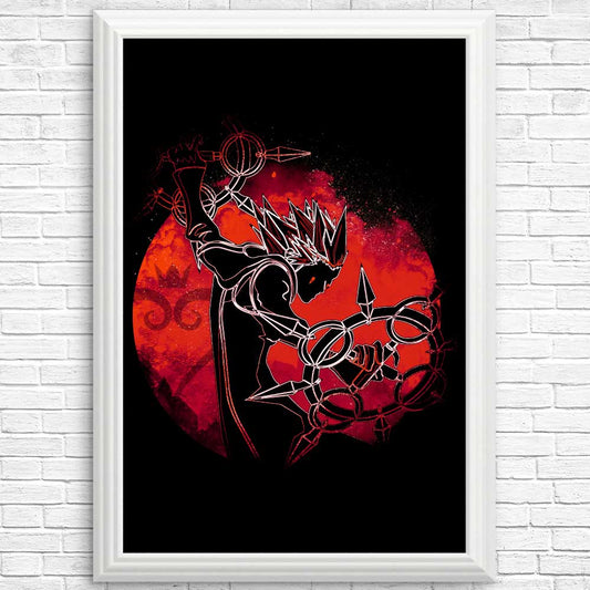 Dancing Flames Orb - Posters & Prints