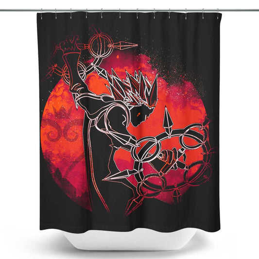 Dancing Flames Orb - Shower Curtain