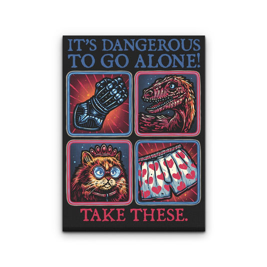 Danger in the Dungeon - Canvas Print