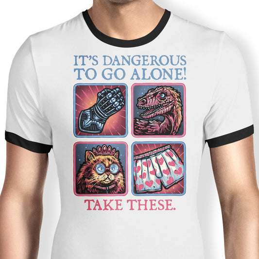 Danger in the Dungeon - Ringer T-Shirt