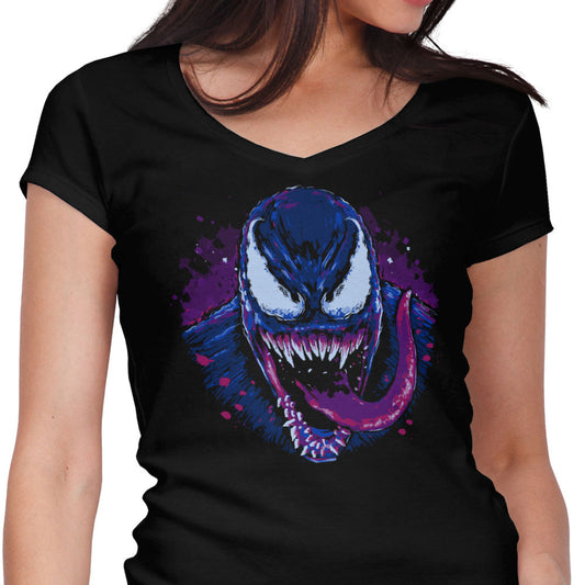 Dark Alien - Women's V-Neck