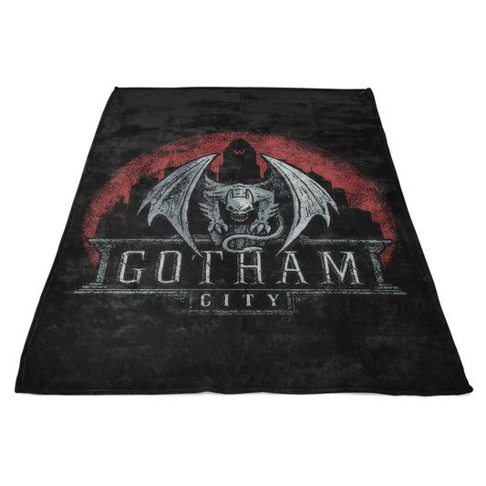 Dark Gargoyle - Fleece Blanket
