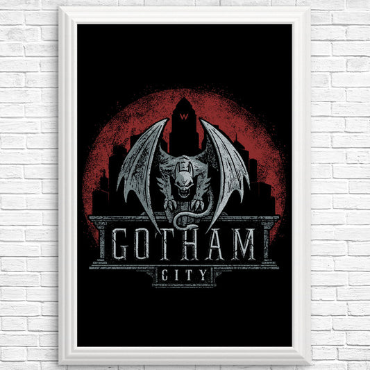 Dark Gargoyle - Posters & Prints
