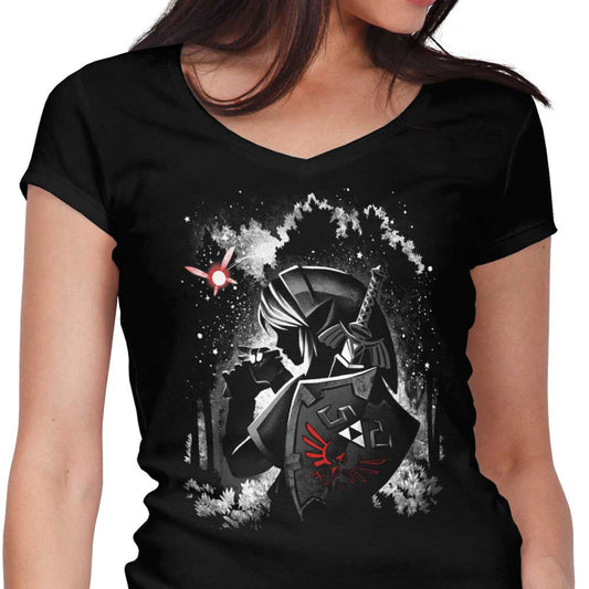 Dark Ocarina - Women's V-Neck