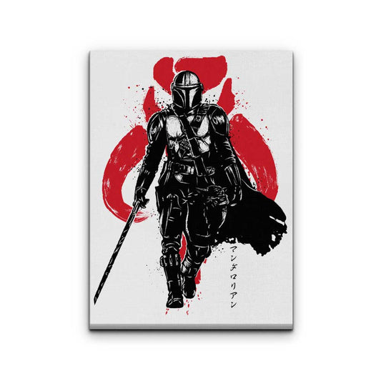 Dark Wielder Sumi-e - Canvas Print